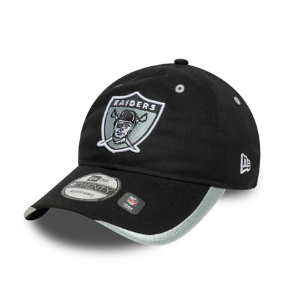 This is a Las Vegas Raiders NFL Black 9TWENTY Adjustable Cap 3