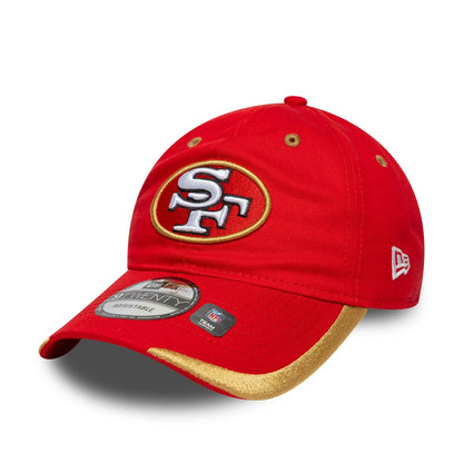 This is a San Francisco 49ers NFL Red 9TWENTY Adjustable Cap 3