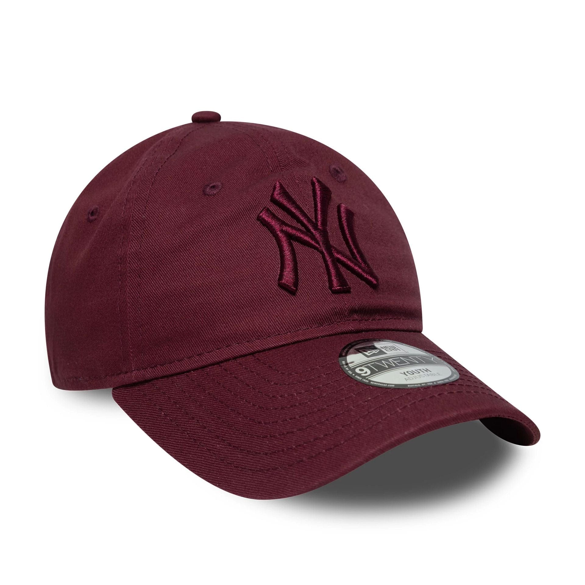 This is a New York Yankees Youth MLB League Essential Dark Red 9TWENTY Adjustable Cap 3