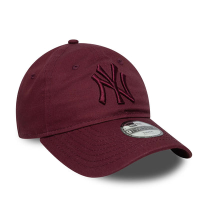 This is a New York Yankees Youth MLB League Essential Dark Red 9TWENTY Adjustable Cap 3