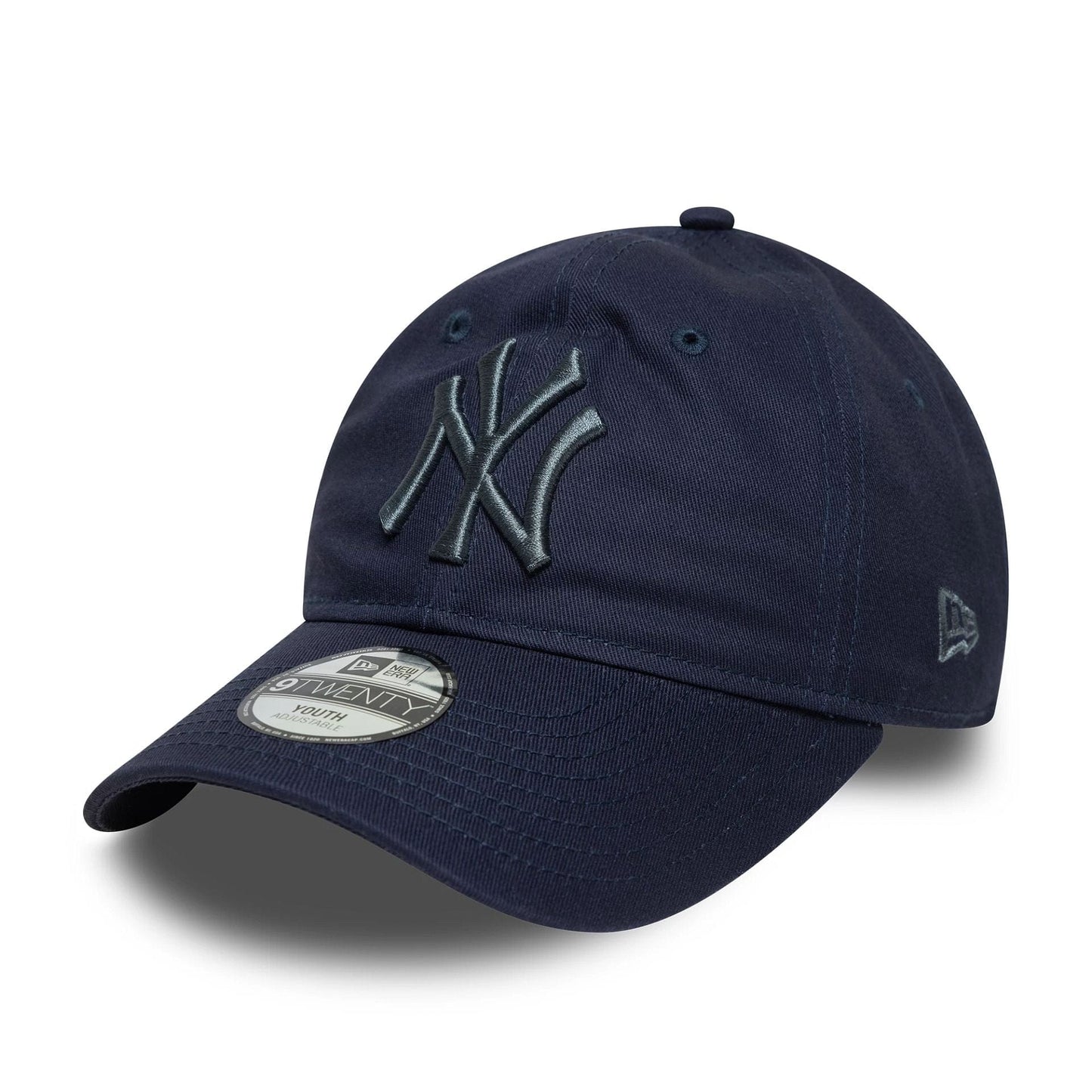 This is a New York Yankees Youth MLB League Essential Navy 9TWENTY Adjustable Cap 1
