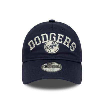 This is a LA Dodgers Youth MLB College Navy 9TWENTY Adjustable Cap 2