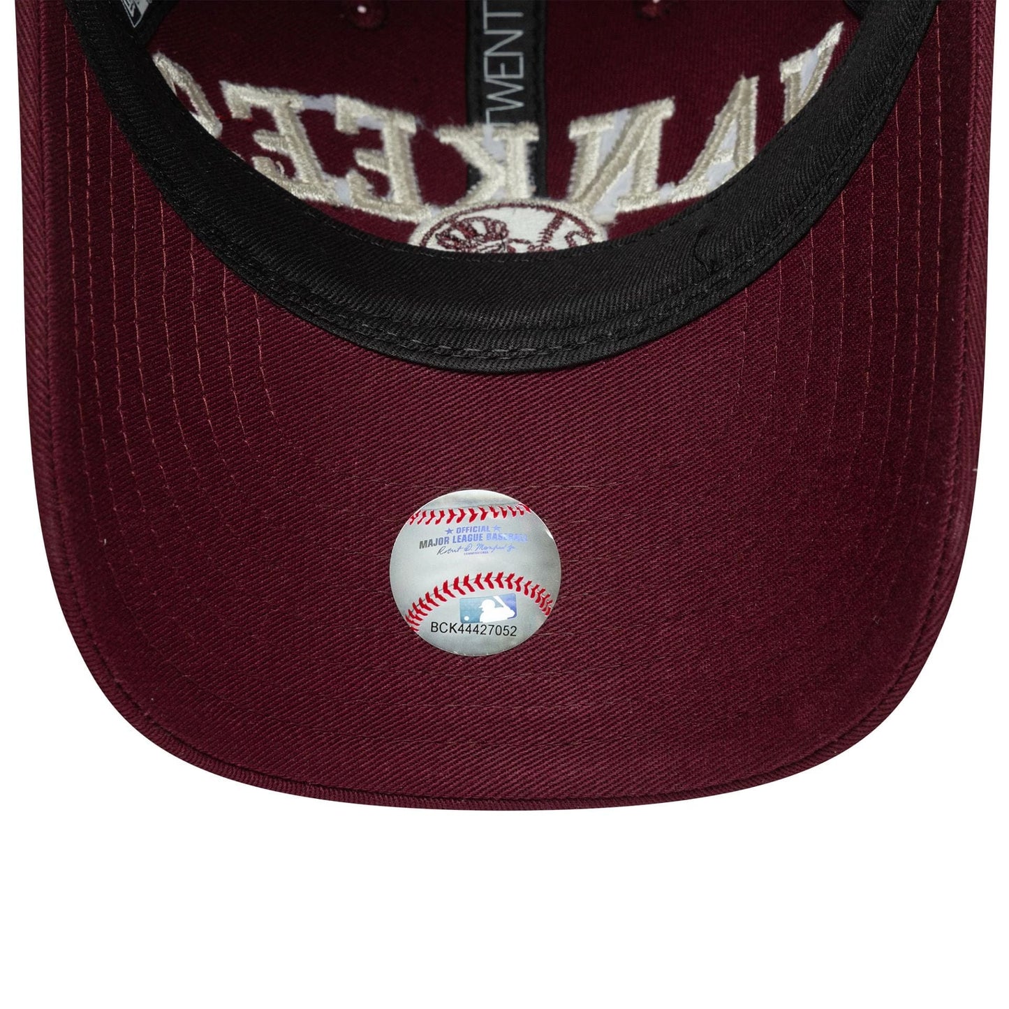 This is a New York Yankees Youth MLB College Dark Red 9TWENTY Adjustable Cap 5