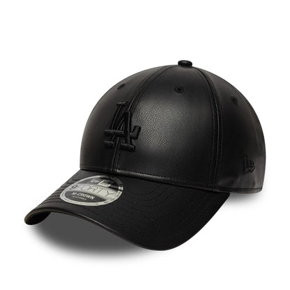 This is a LA Dodgers MLB PU Black 9FORTY M-Crown Adjustable Cap 1