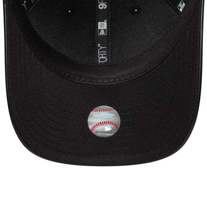 This is a LA Dodgers MLB PU Black 9FORTY M-Crown Adjustable Cap 5