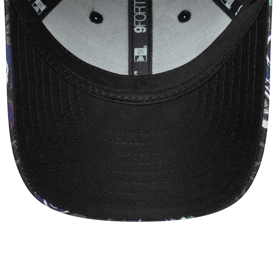 This is a  Child New Era Space All Over Print Black 9FORTY Adjustable Cap 5