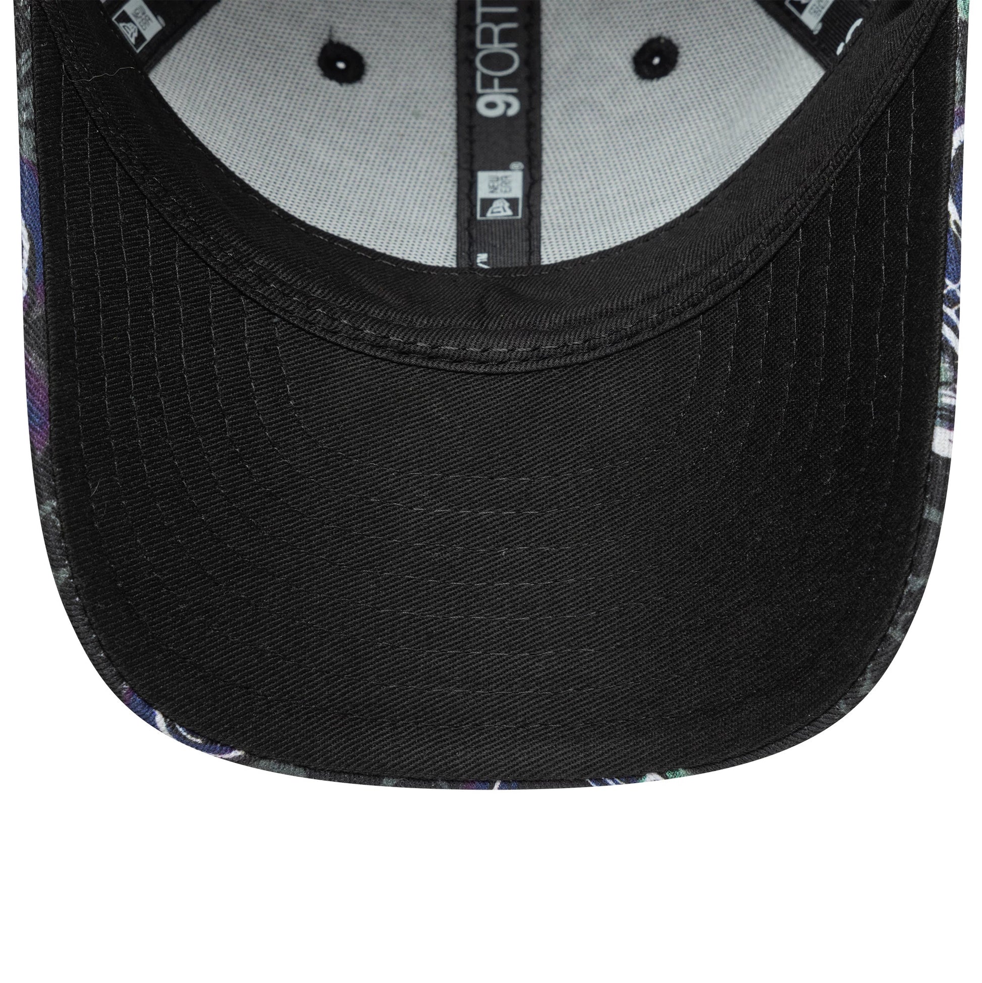 This is a  Child New Era Space All Over Print Black 9FORTY Adjustable Cap 5