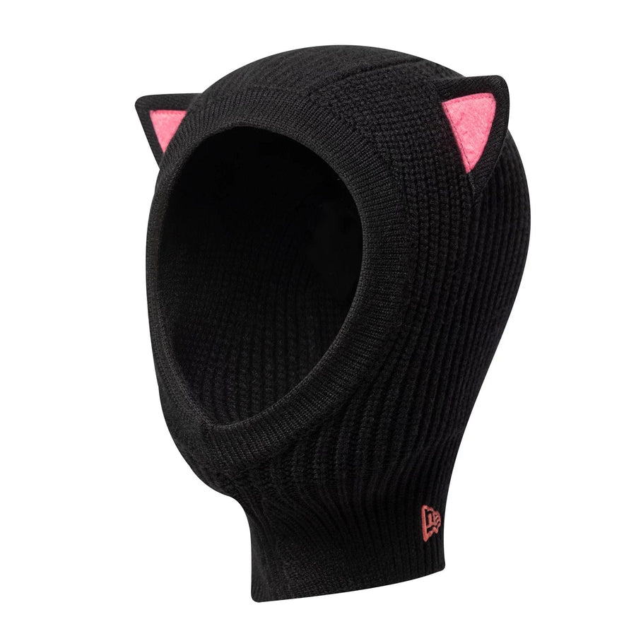 This is a Child New Era Cat Ears Black Balaclava 1
