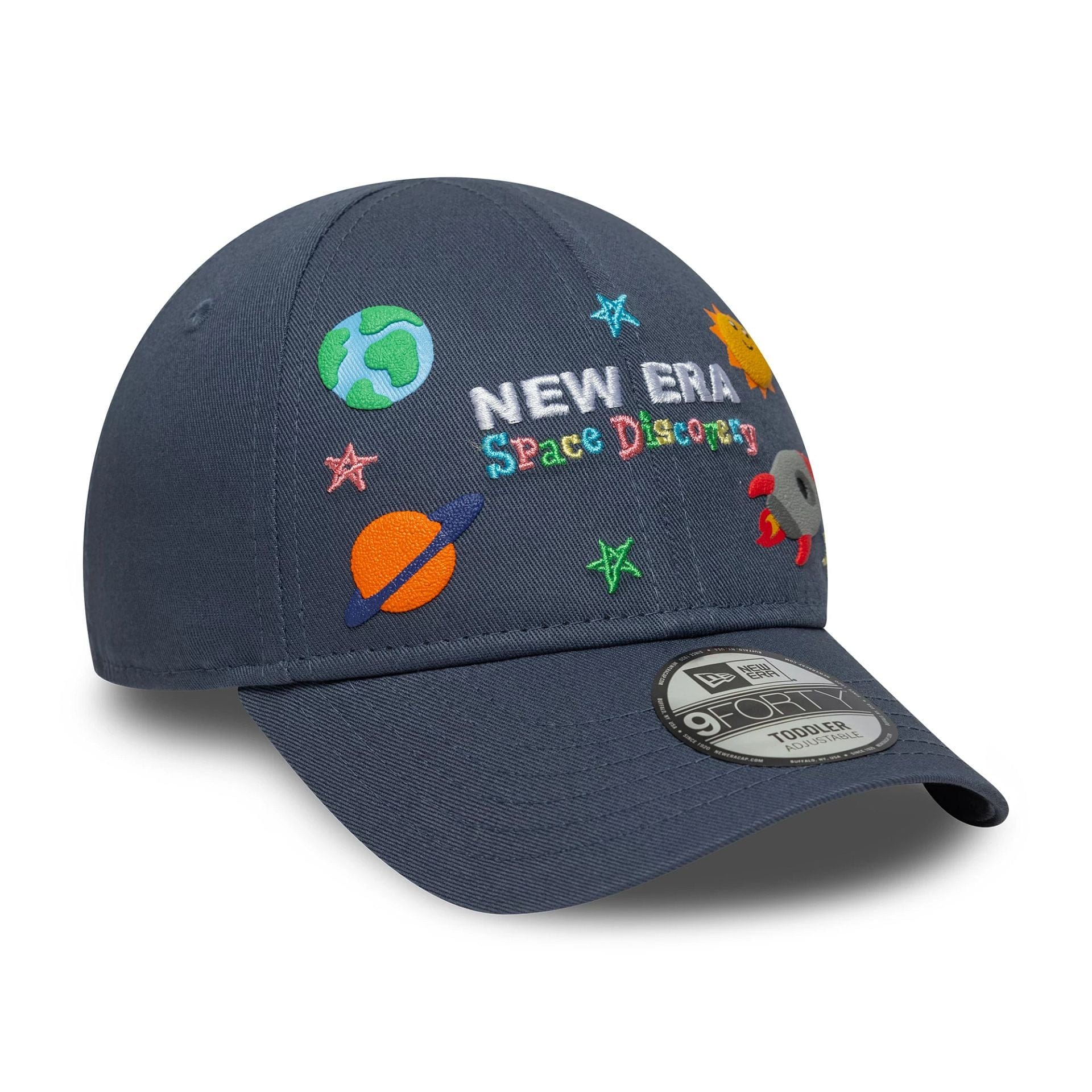This is a  Toddler New Era Space Icon Dark Blue 9FORTY Adjustable Cap 3
