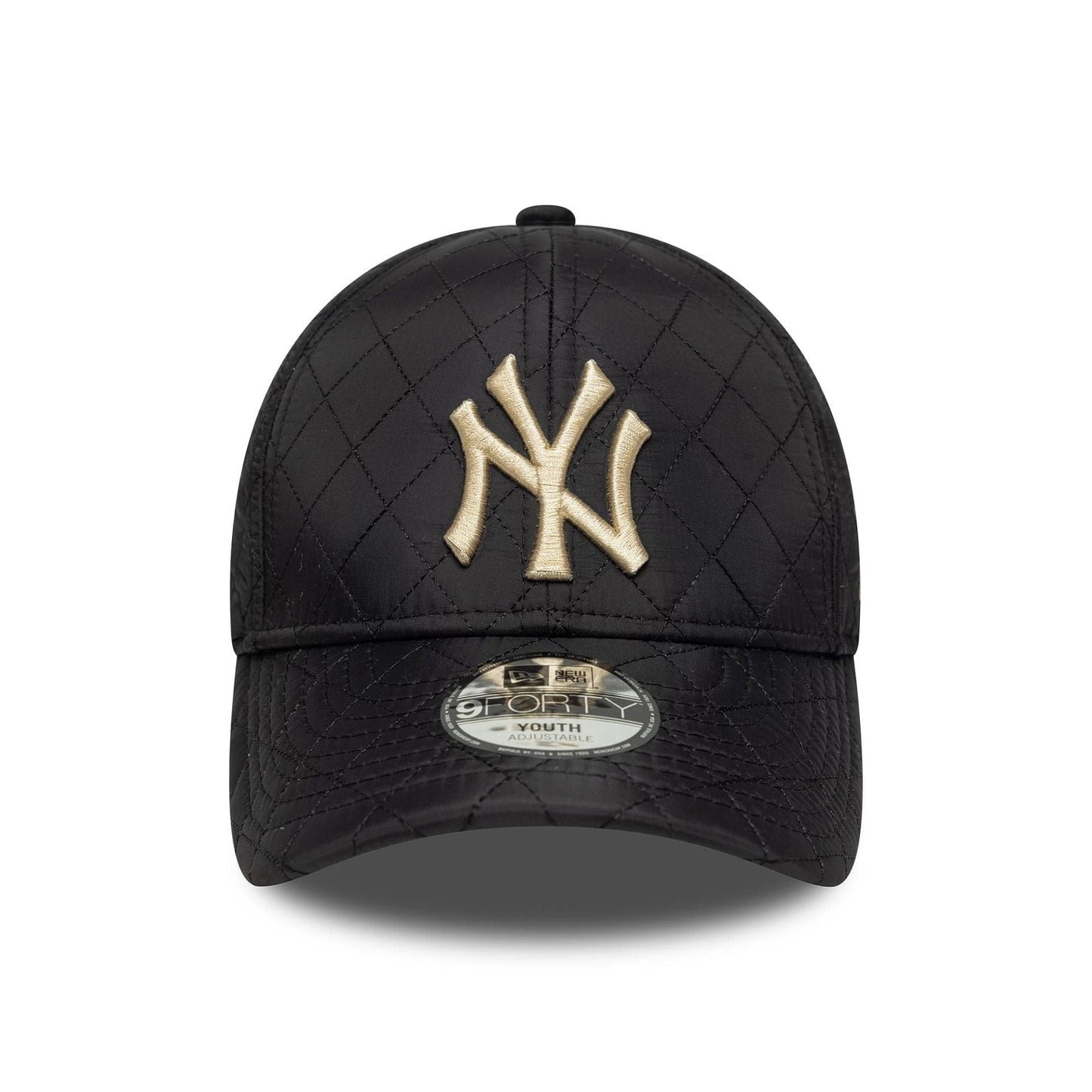 This is a New York Yankees Youth MLB Quilted Black 9FORTY Adjustable Cap 2