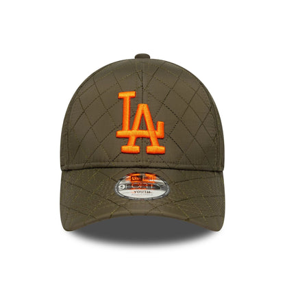 This is a New York Yankees Youth MLB Quilted Dark Green 9FORTY Adjustable Cap 2