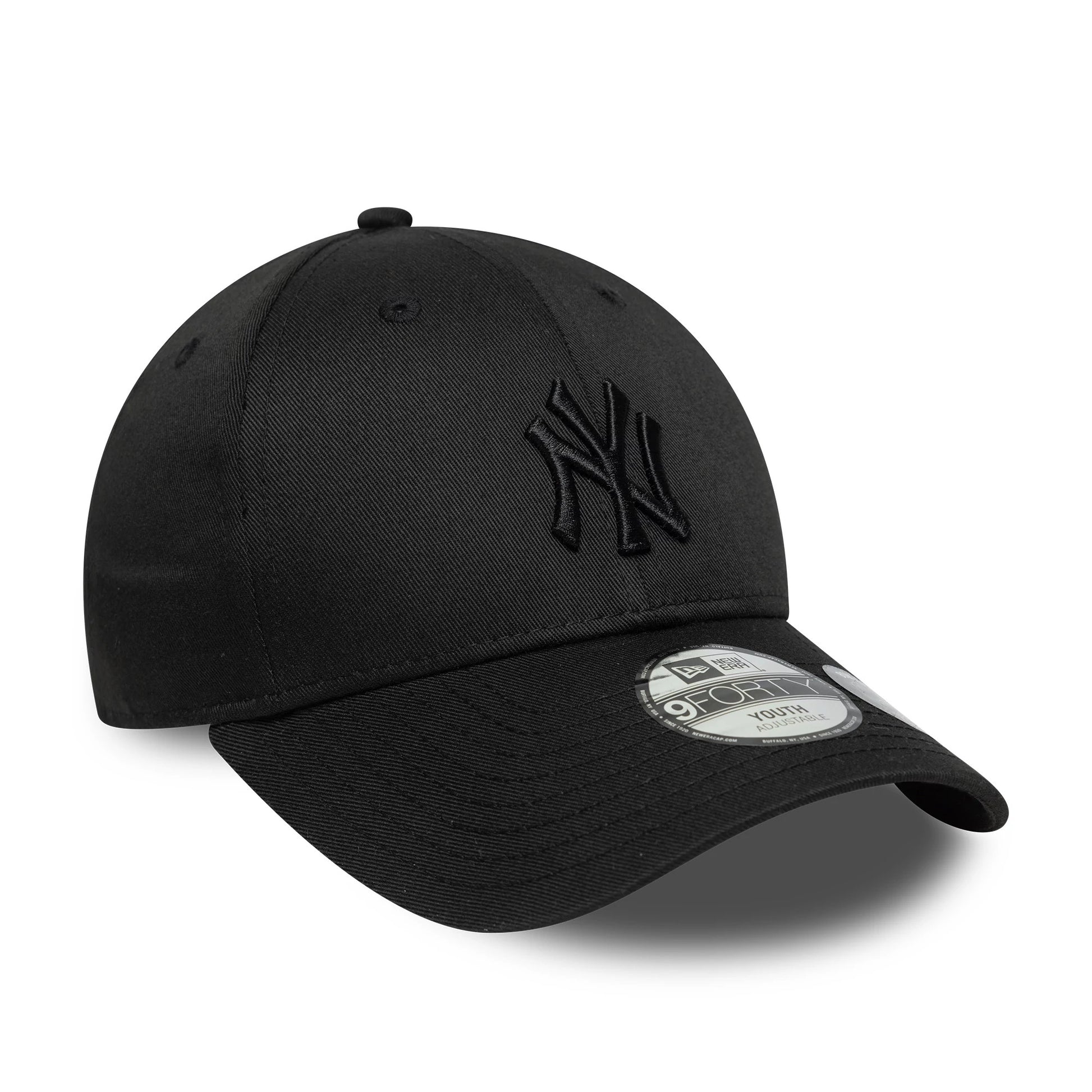 This is a New York Yankees Youth MLB Bow Back Black 9FORTY Adjustable Cap 4
