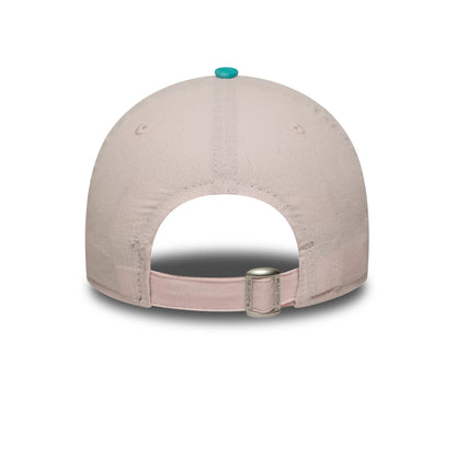 This is a LA Dodgers Youth MLB Cord Pastel Pink 9FORTY Adjustable Cap 4
