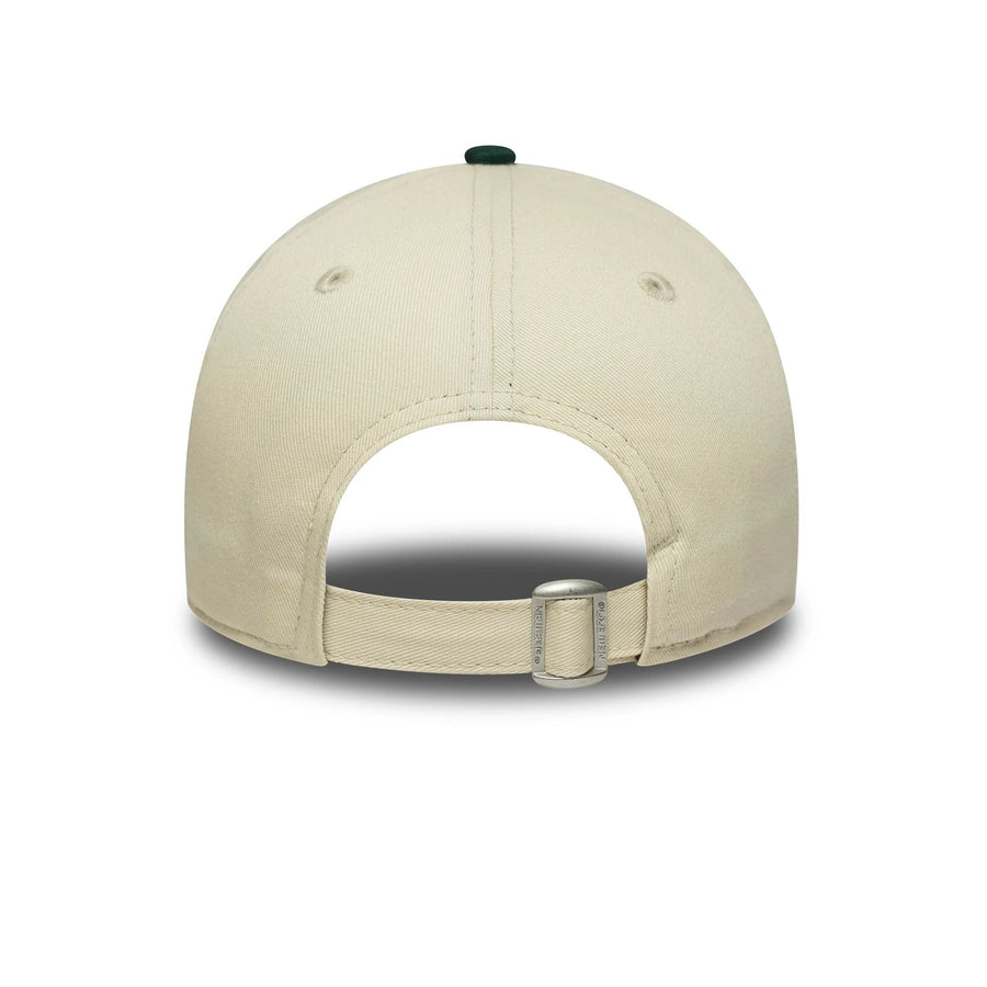 This is a  Child New Era Basketball Mascot Cream 9TWENTY Adjustable Cap 4