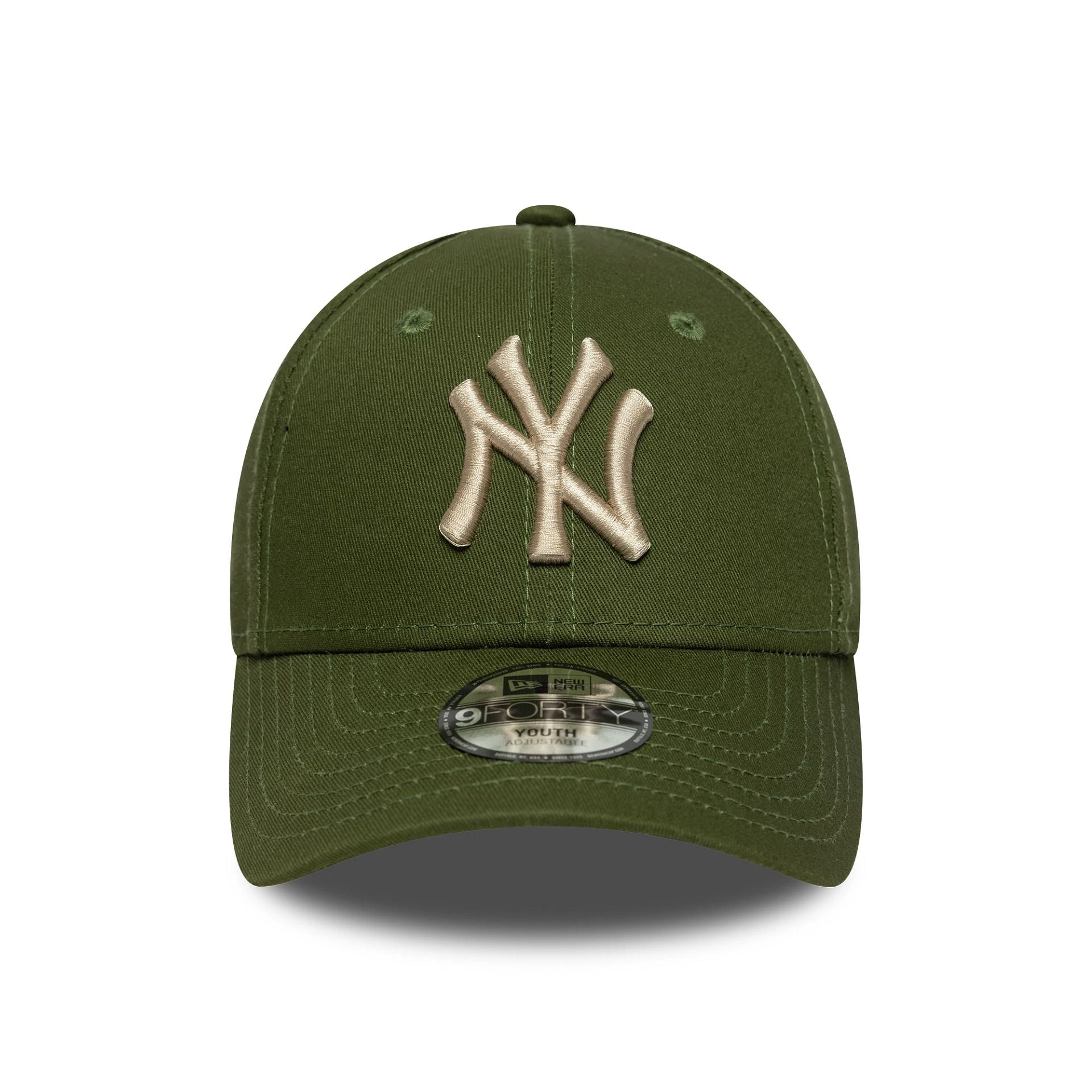 This is a New York Yankees Youth MLB League Essential Dark Green 9FORTY Adjustable Cap 2