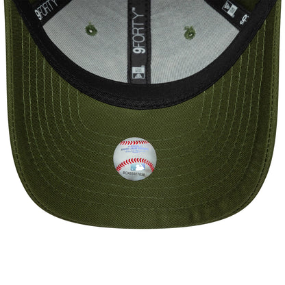 This is a New York Yankees Youth MLB League Essential Dark Green 9FORTY Adjustable Cap 5