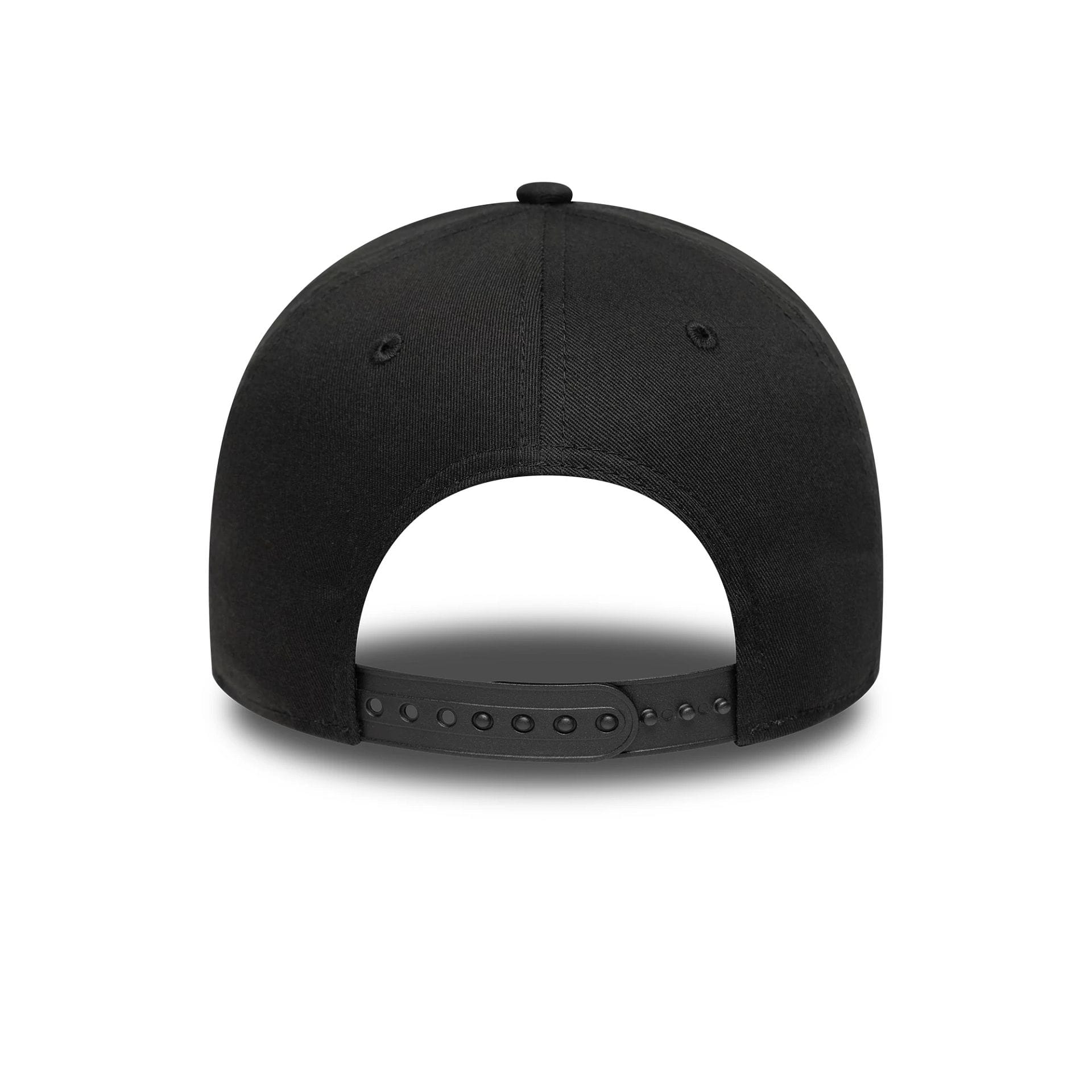 This is a New York Yankees MLB Team Outline Black 9FORTY E-Frame Adjustable Cap 4