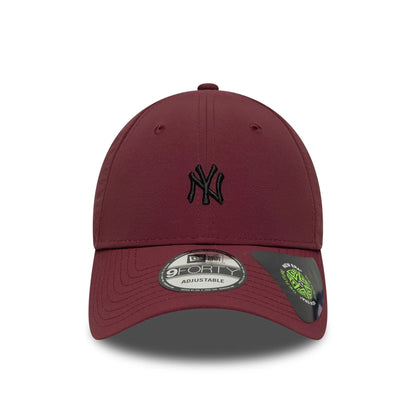 This is a New York Yankees MLB Recycled Mini Dark Red 9FORTY Adjustable Cap 2