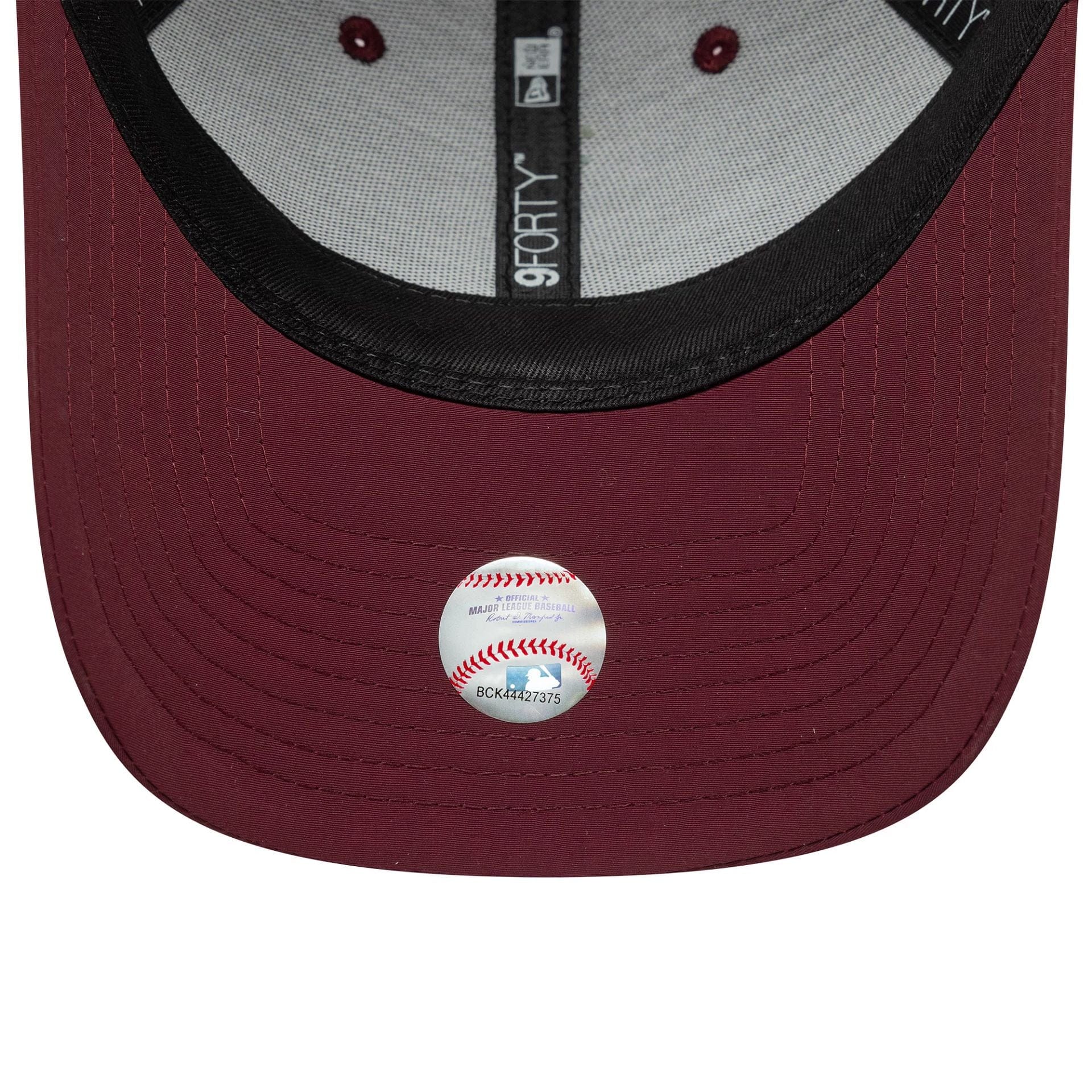 This is a New York Yankees MLB Recycled Mini Dark Red 9FORTY Adjustable Cap 5