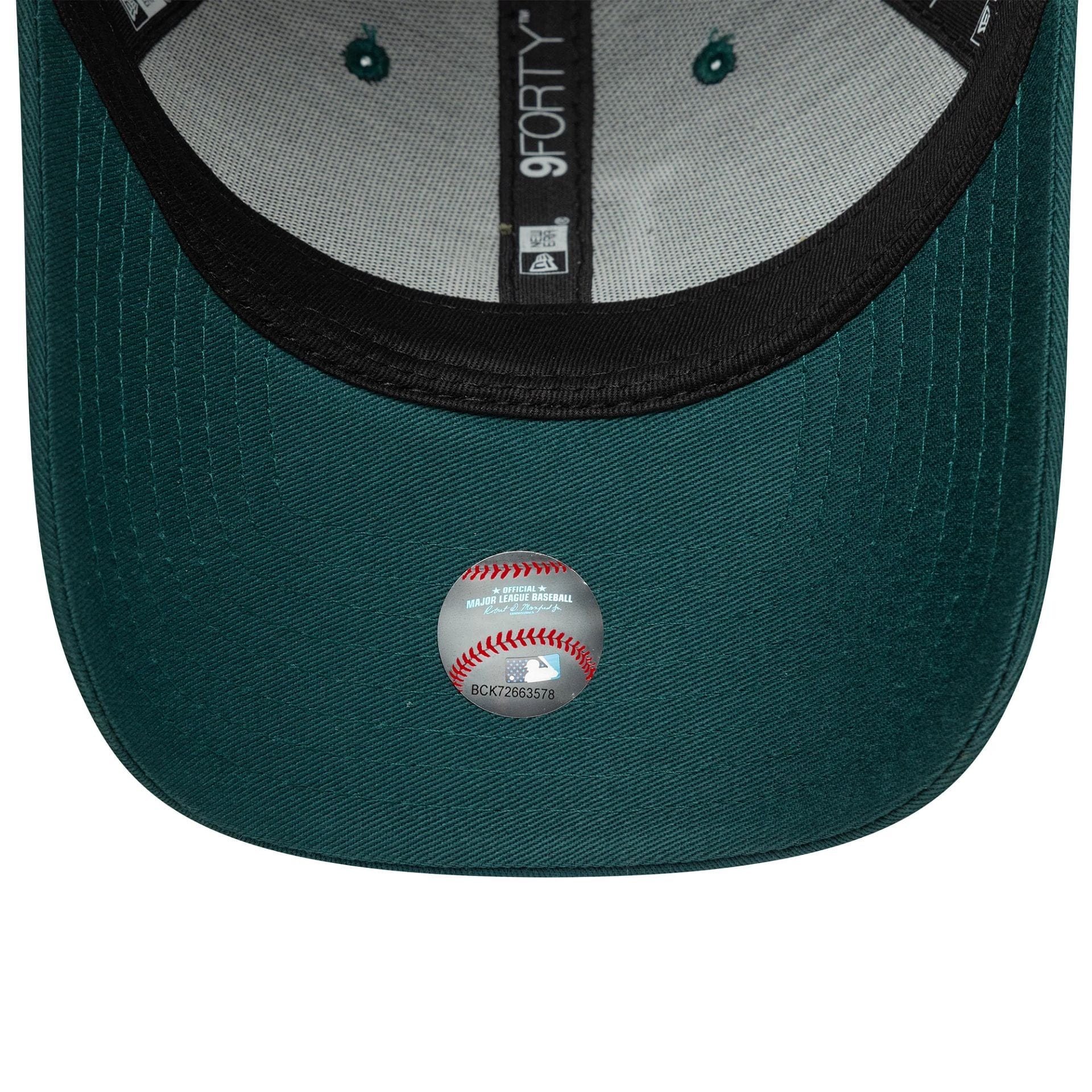 This is a LA Dodgers MLB League Essential Dark Green 9FORTY Adjustable Cap 5