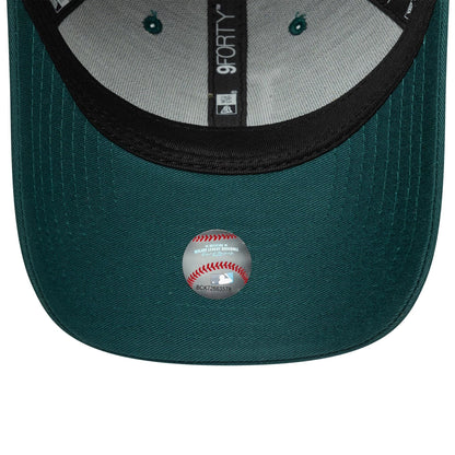 This is a LA Dodgers MLB League Essential Dark Green 9FORTY Adjustable Cap 5