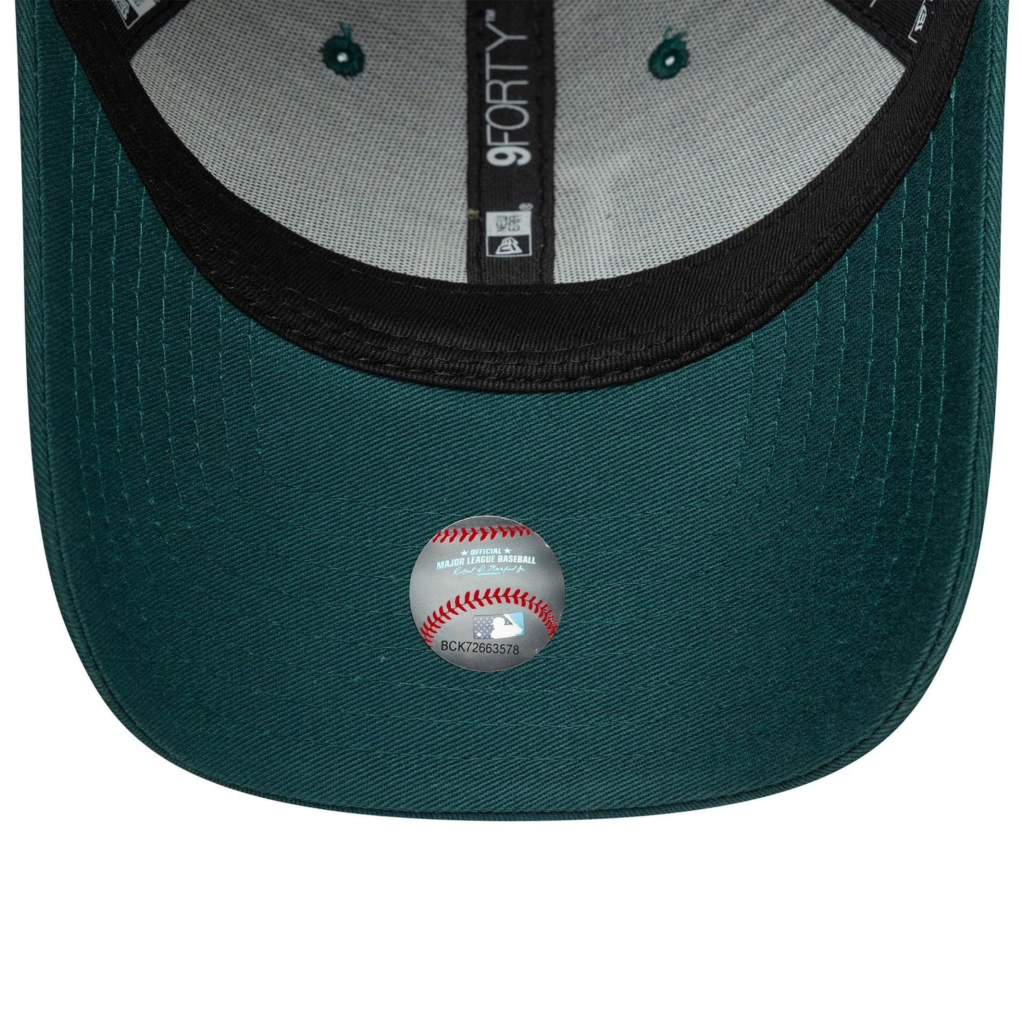 This is a LA Dodgers MLB League Essential Dark Green 9FORTY Adjustable Cap 5