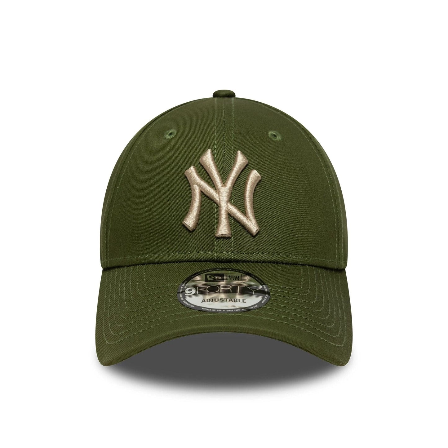 This is a New York Yankees MLB League Essential Dark Green 9FORTY Adjustable Cap 2