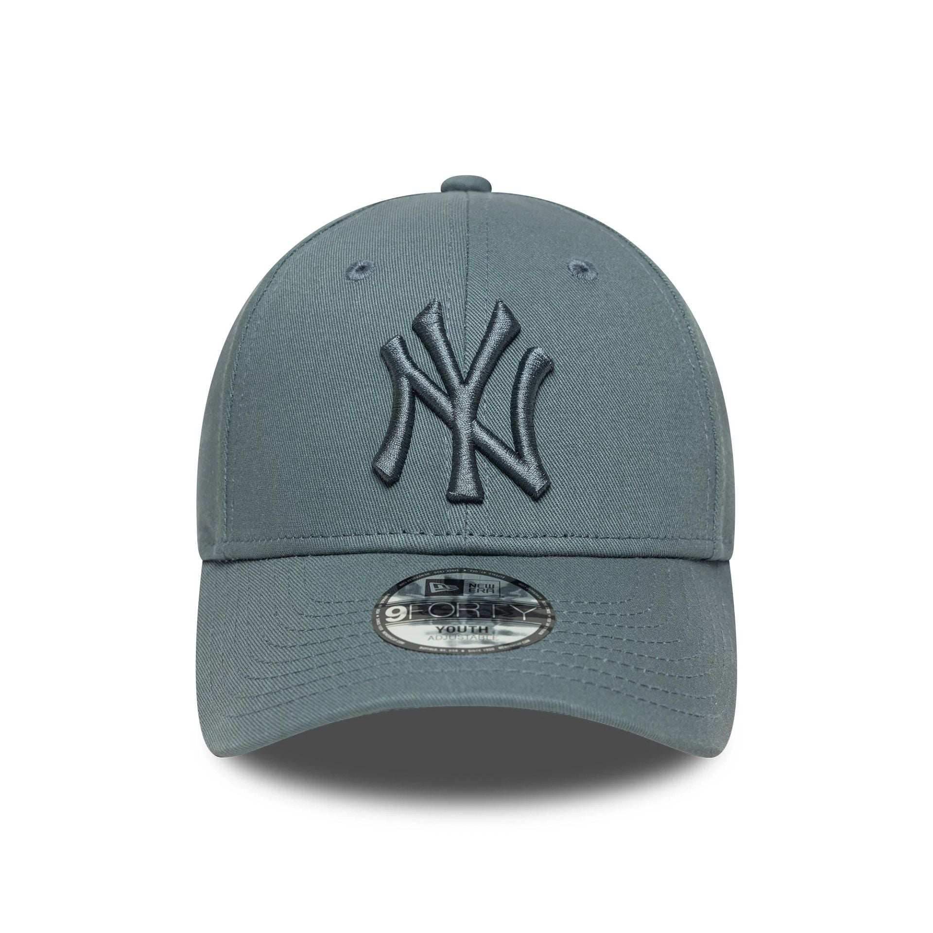 This is a New York Yankees Youth MLB League Essential Dark Grey 9FORTY Adjustable Cap 2