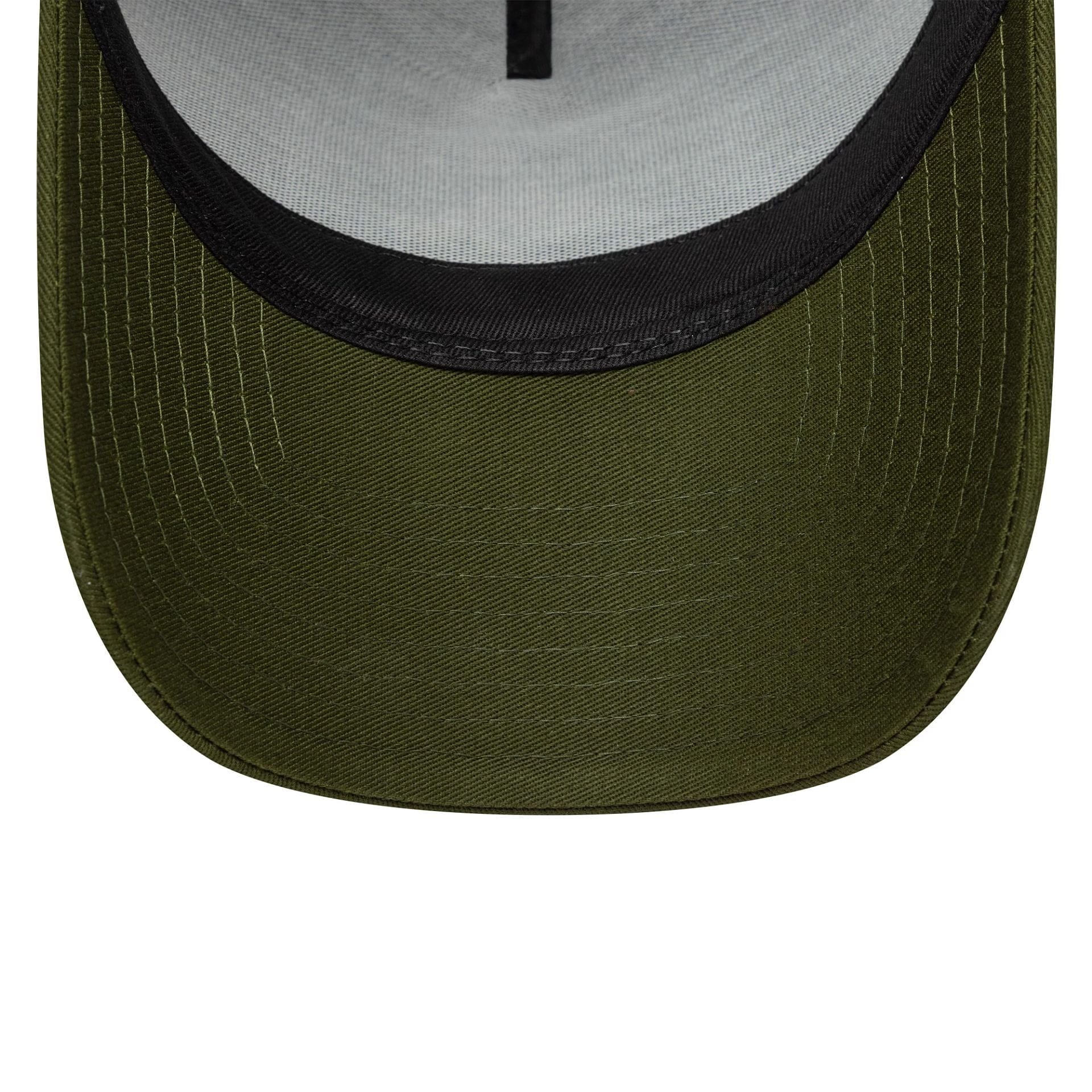 This is a  New Era Patch Dark Green 9FORTY A-Frame Trucker Adjustable Cap 5