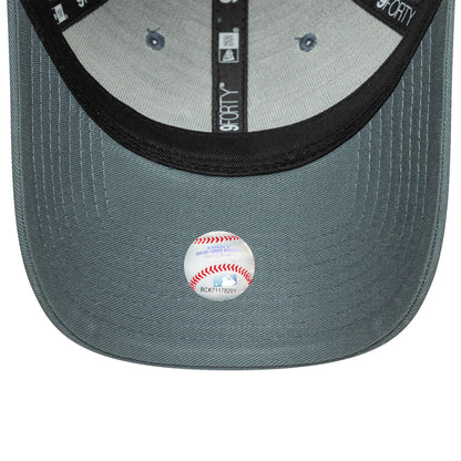 This is a New York Yankees MLB League Essential Dark Grey 9FORTY Adjustable Cap 5