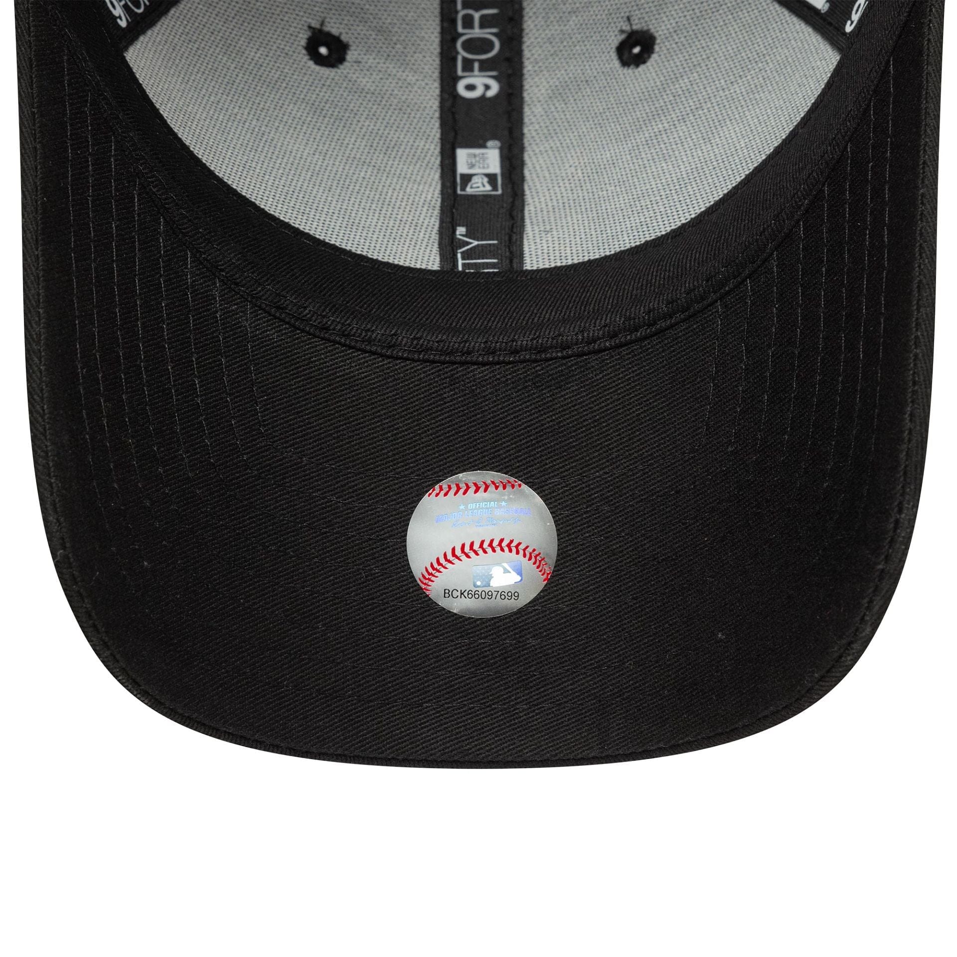 This is a Detroit Tigers MLB Team Outline Black 9FORTY Adjustable Cap 5