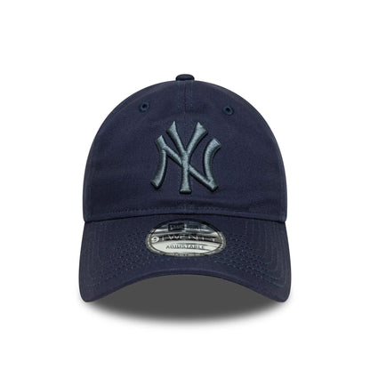 This is a New York Yankees MLB League Essential Navy 9TWENTY Adjustable Cap 2