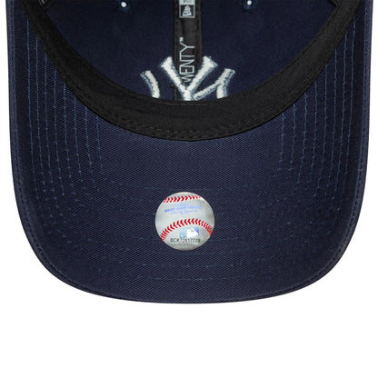 This is a New York Yankees MLB League Essential Navy 9TWENTY Adjustable Cap 5