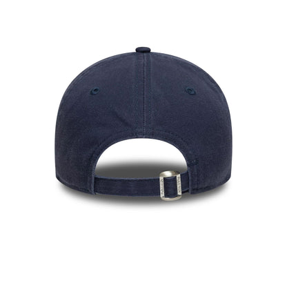 This is a New York Mets MLB Washed Mini Logo Navy 9TWENTY Adjustable Cap 4