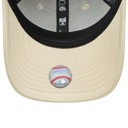 This is a New York Yankees Toddler MLB League Essential Cream 9FORTY Adjustable Cap 5