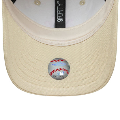 This is a New York Yankees Infant MLB League Essential Cream 9FORTY Adjustable Cap 5