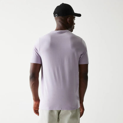 The Male model is wearing LA Lakers NBA Pastel Purple T-Shirt 2