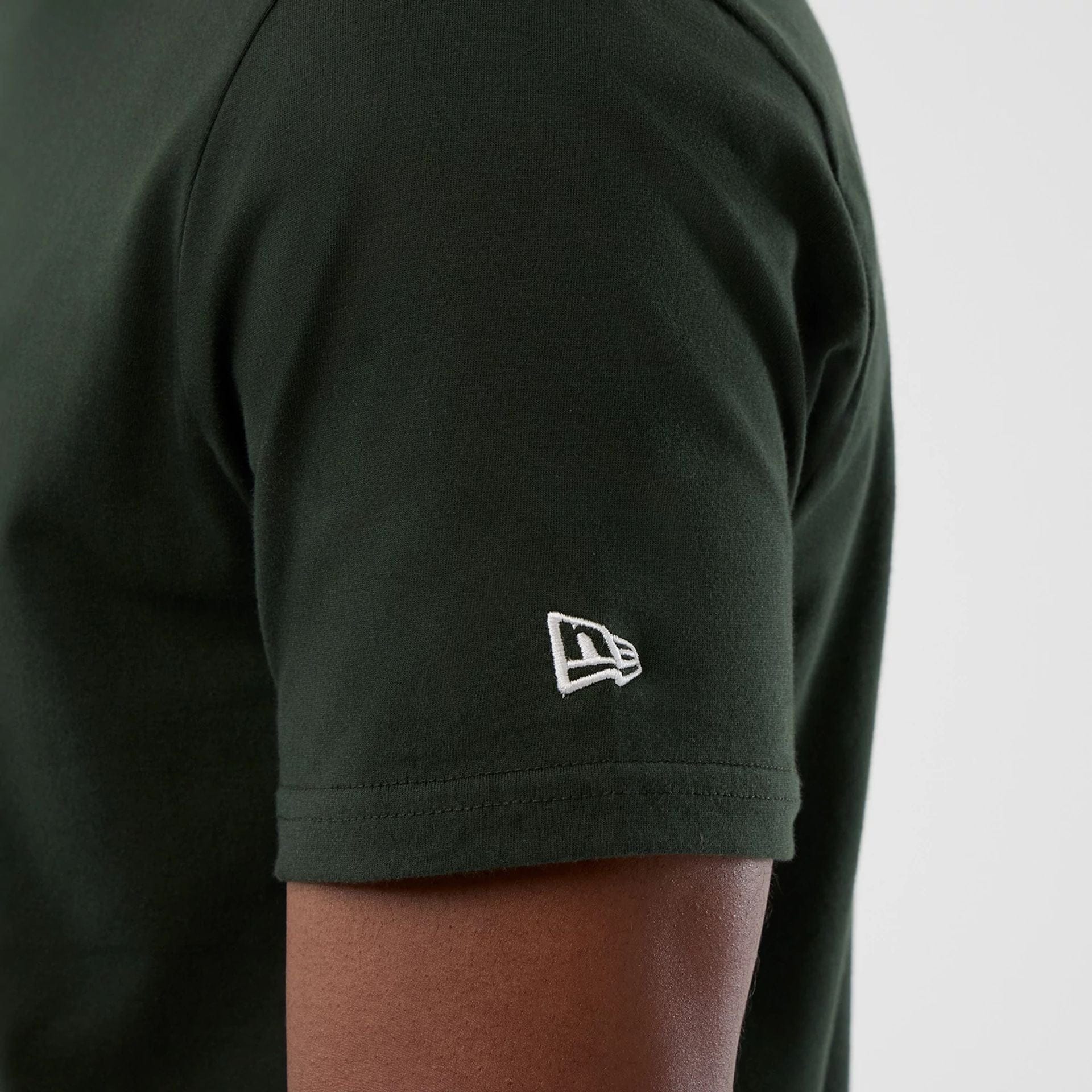 The Male model is wearing LA Dodgers MLB Dark Green T-Shirt 4