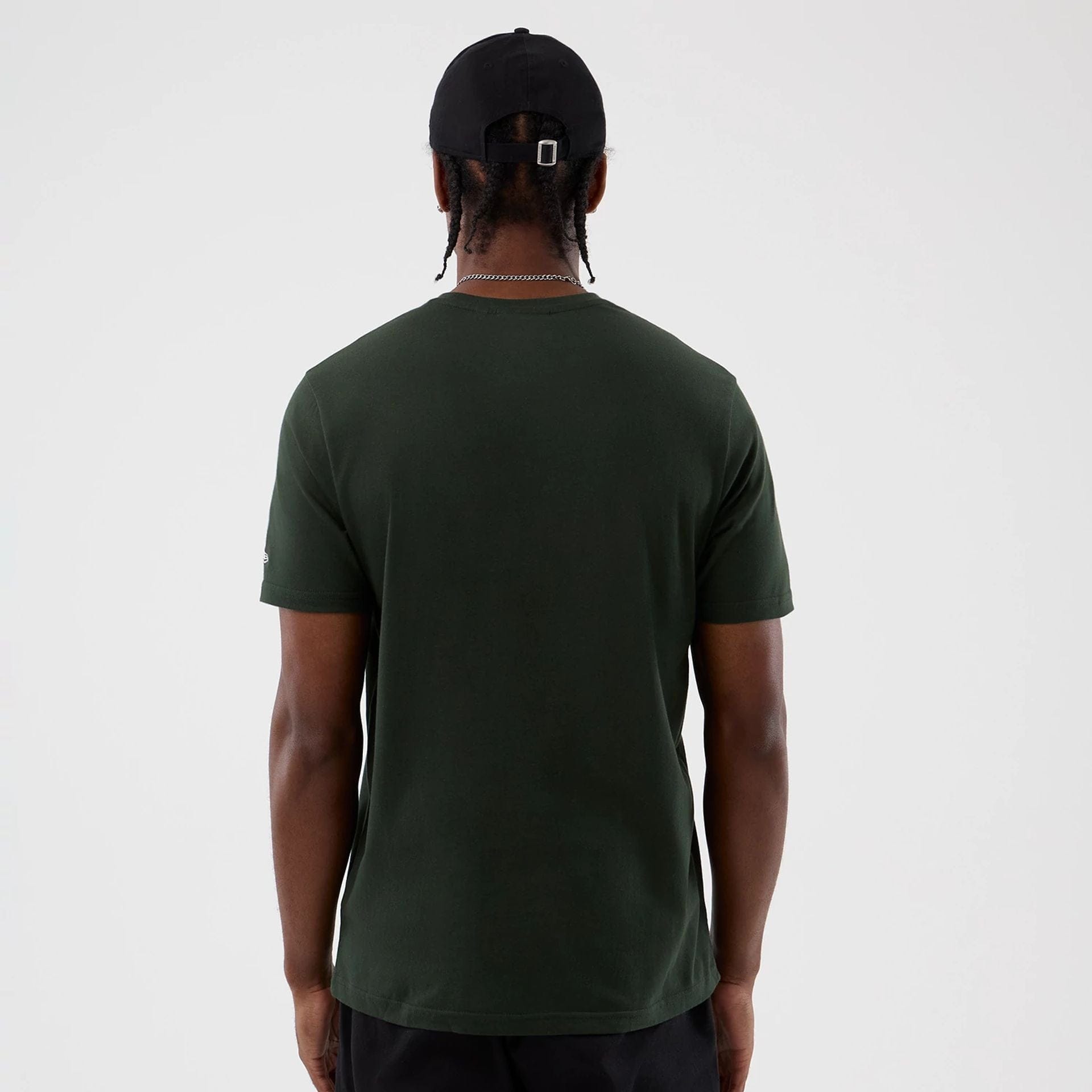 The Male model is wearing LA Dodgers MLB Dark Green T-Shirt 2