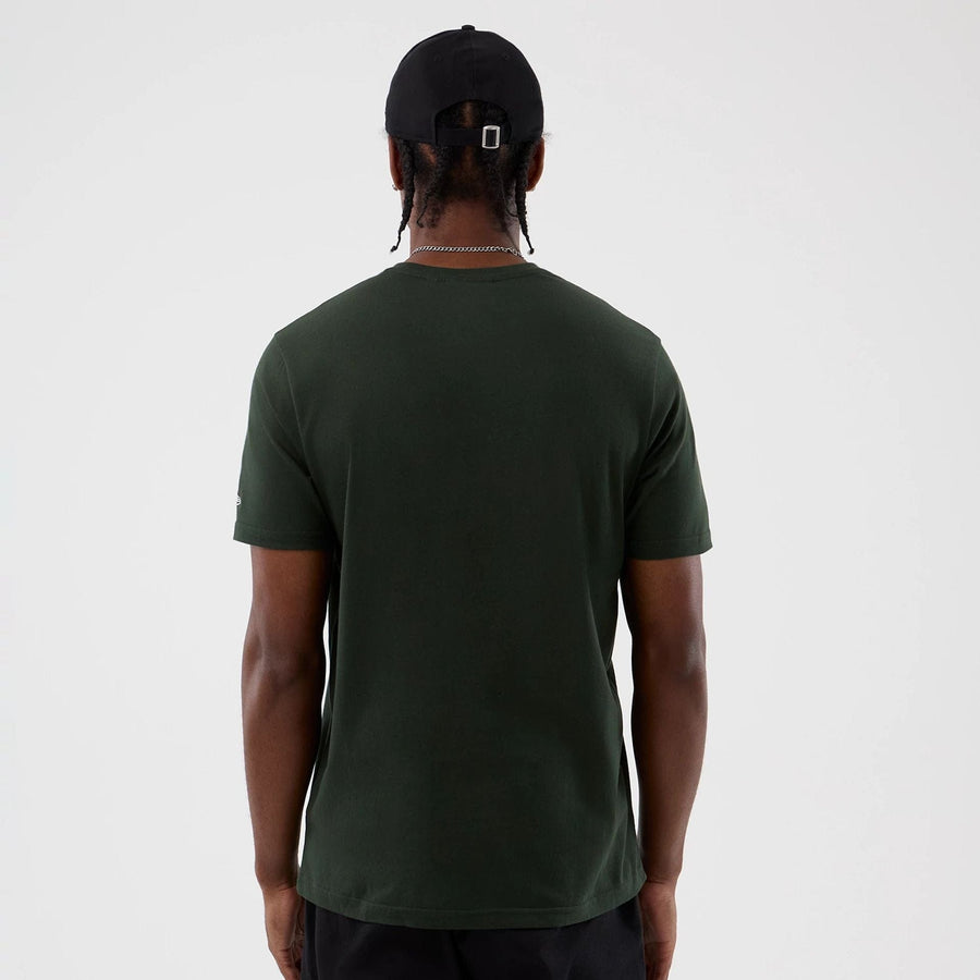 The Male model is wearing LA Dodgers MLB Dark Green T-Shirt 2