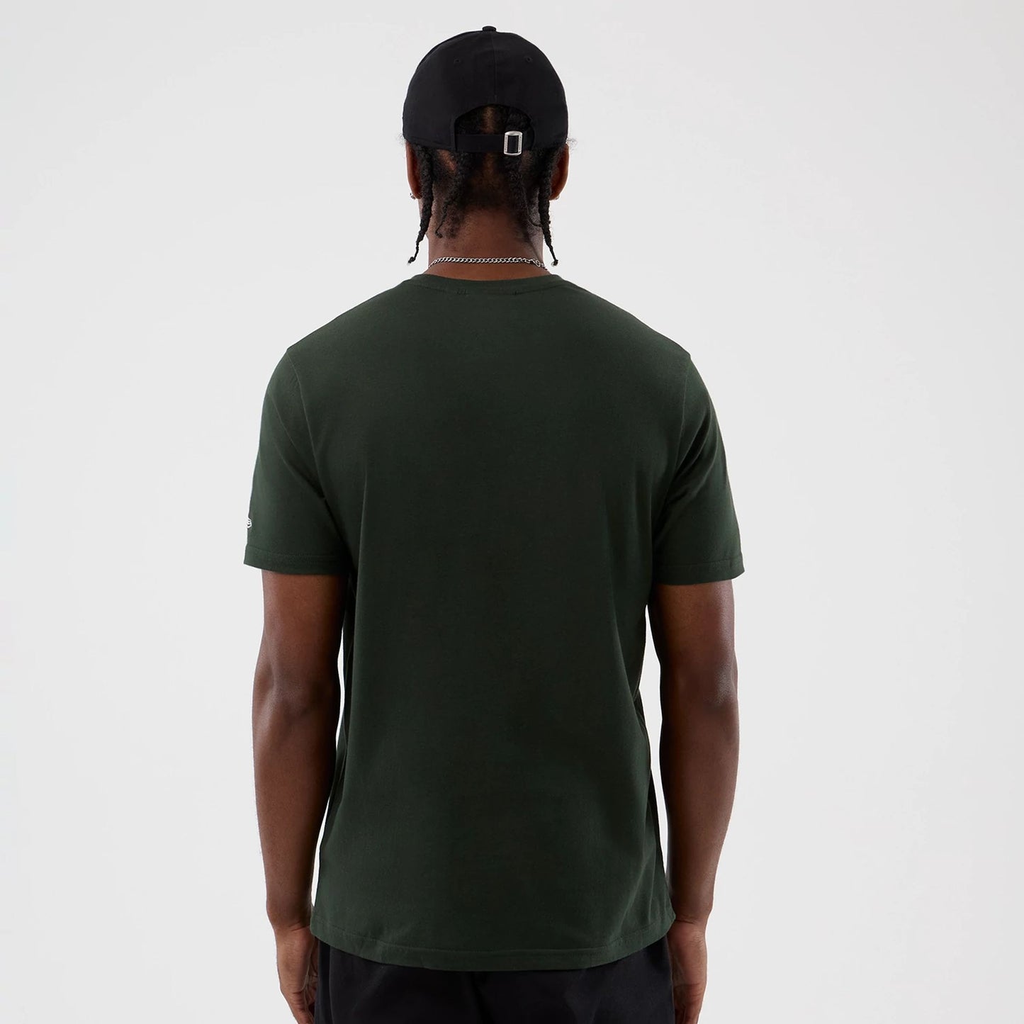 The Male model is wearing LA Dodgers MLB Dark Green T-Shirt 2