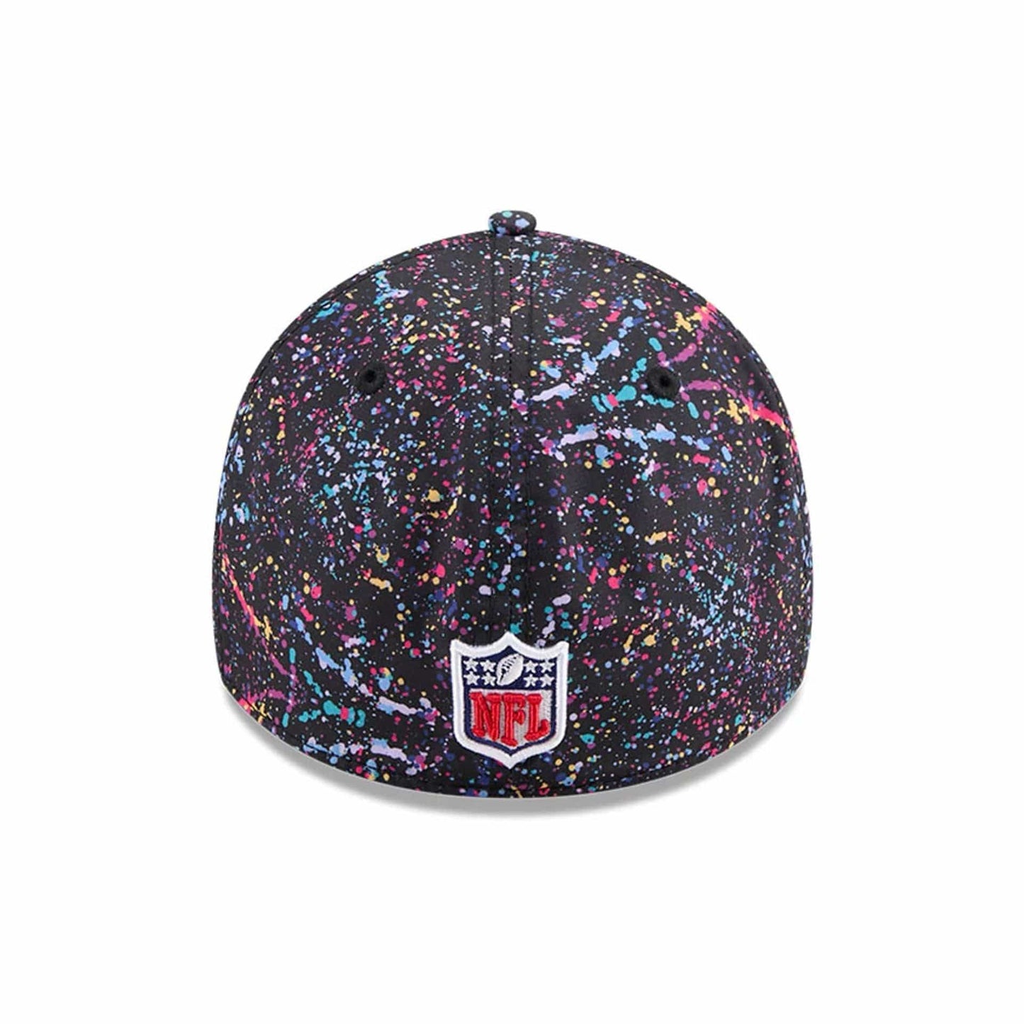 This is a Indianapolis Colts NFL Crucial Catch 2025 Black 39THIRTY Stretch Fit Cap 6