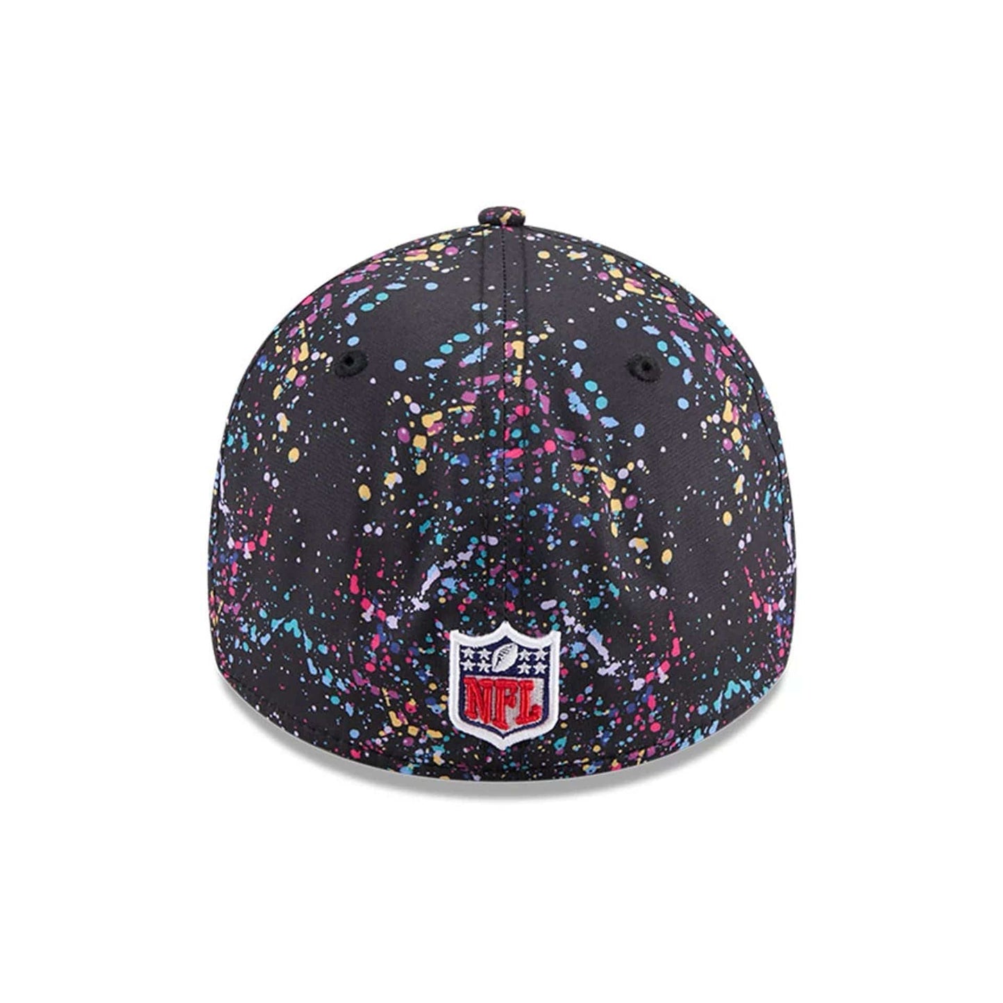 This is a Green Bay Packers NFL Crucial Catch 2025 Black 39THIRTY Stretch Fit Cap 6