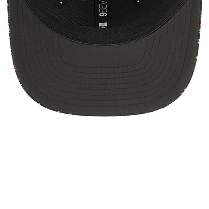 This is a New York Jets NFL Crucial Catch 2025 Black 9SEVENTY Stretch Snap Adjustable Cap 7