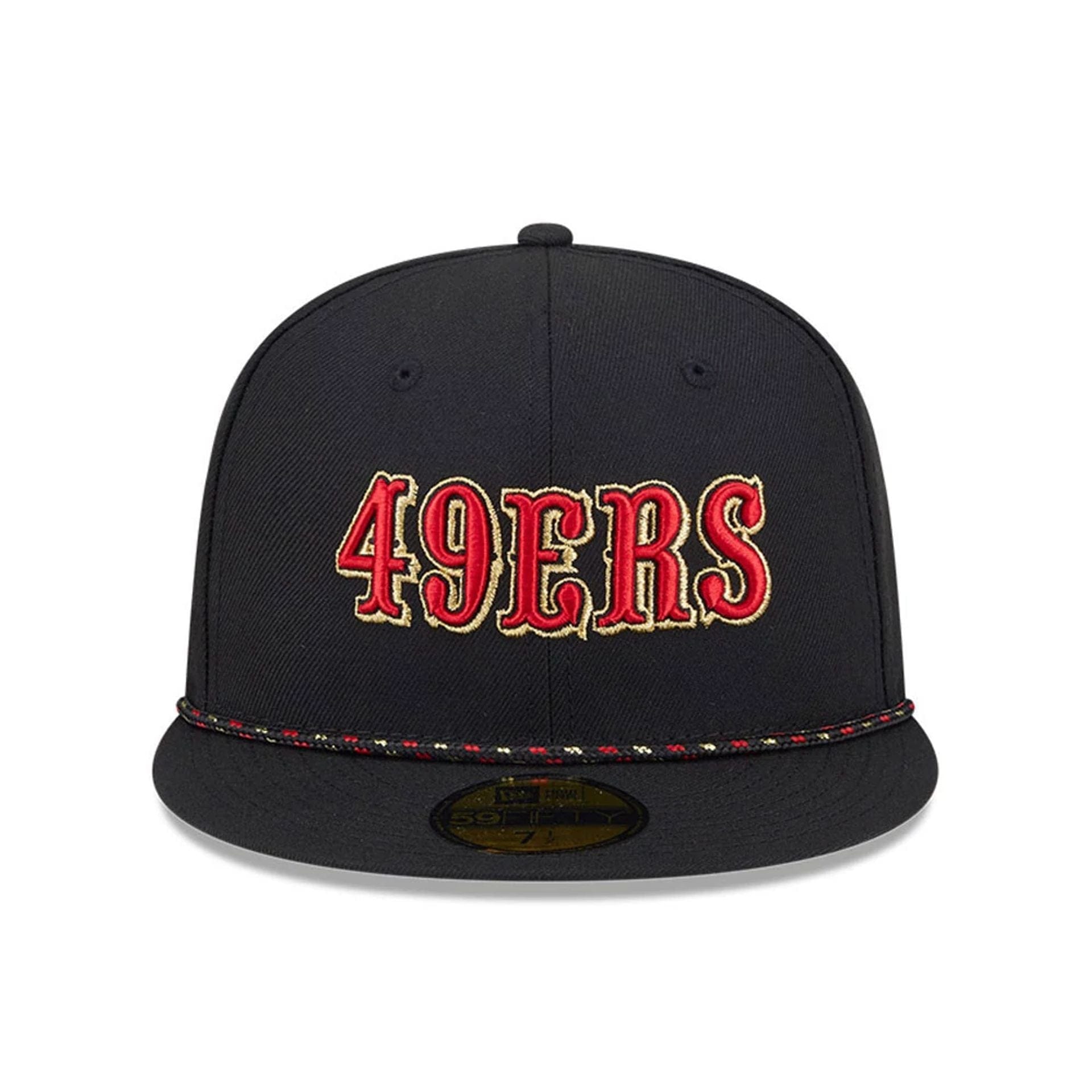 This is a San Francisco 49ers NFL Rivalry 2025 Red 59FIFTY Fitted Cap 4