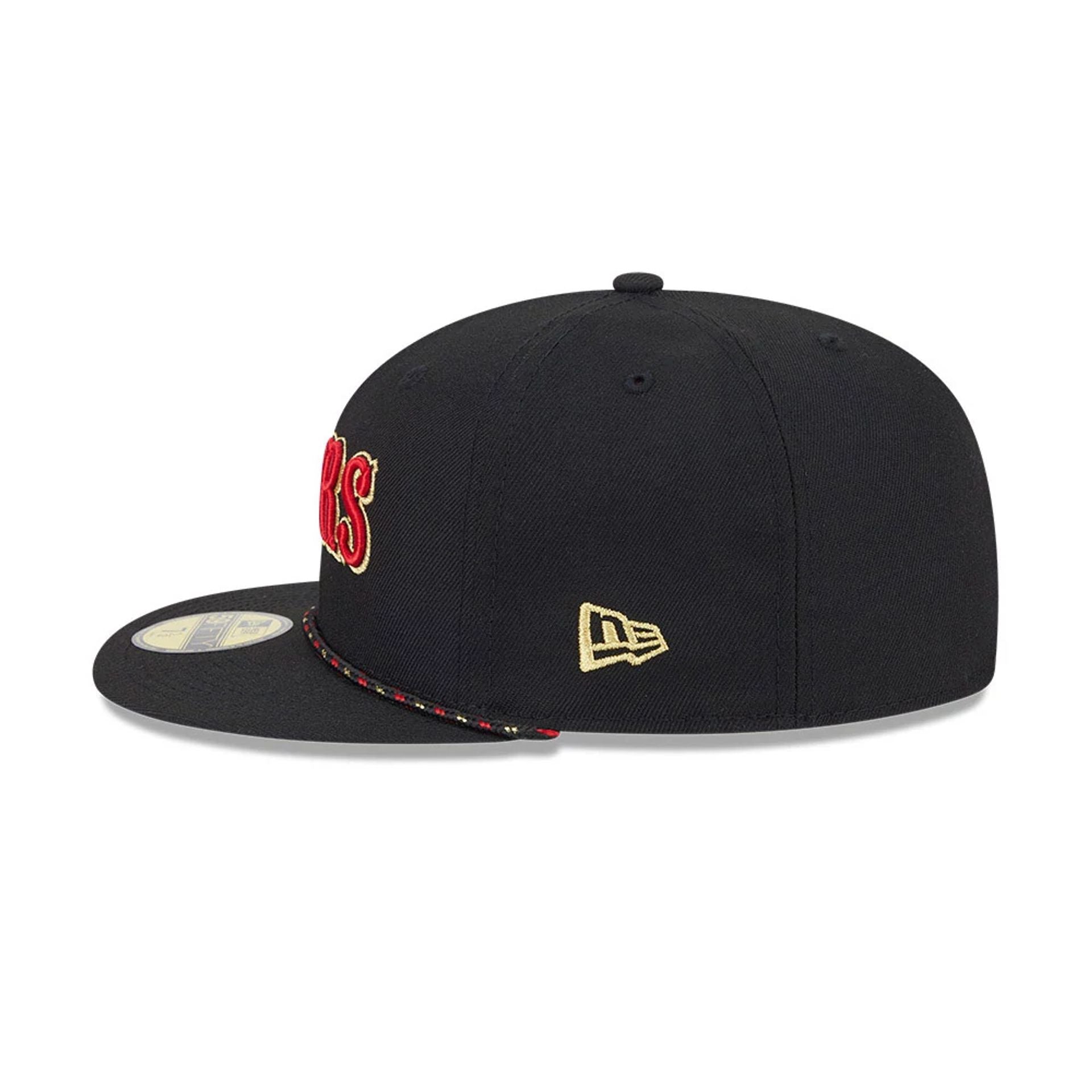 This is a San Francisco 49ers NFL Rivalry 2025 Red 59FIFTY Fitted Cap 6