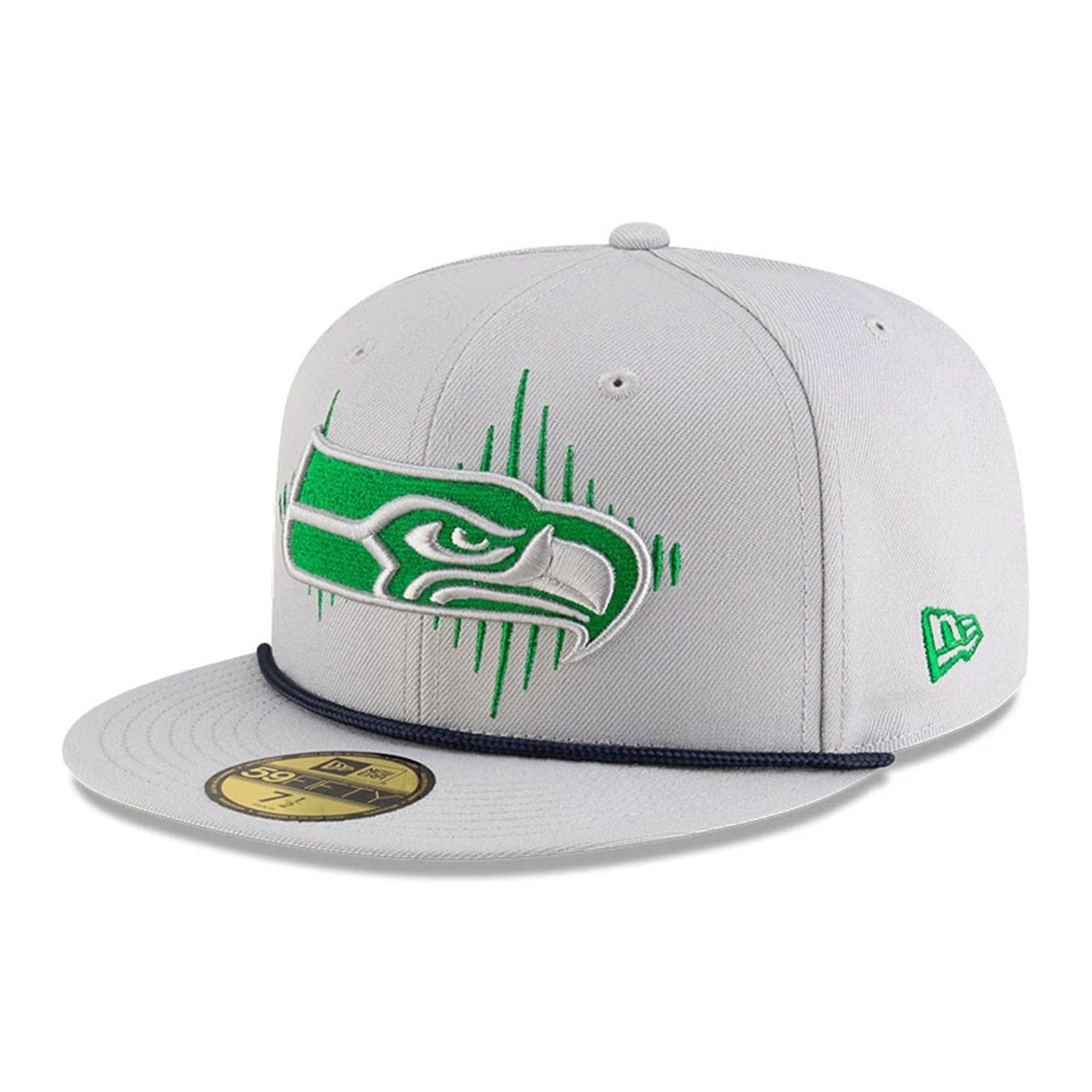 This is a Seattle Seahawks NFL Rivalry 2025 Grey 59FIFTY Fitted Cap 4