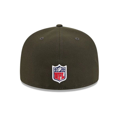 This is a New York Jets NFL Rivalry 2025 Green 59FIFTY Fitted Cap 7