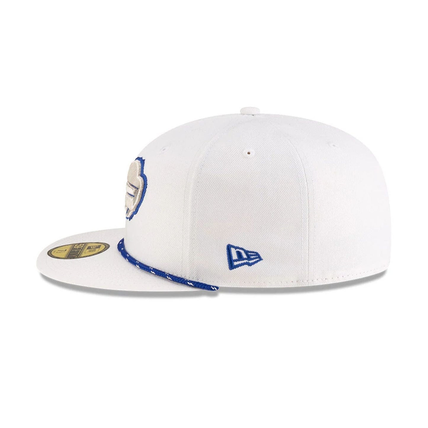 This is a Buffalo Bills NFL Rivalry 2025 White 59FIFTY Fitted Cap 6