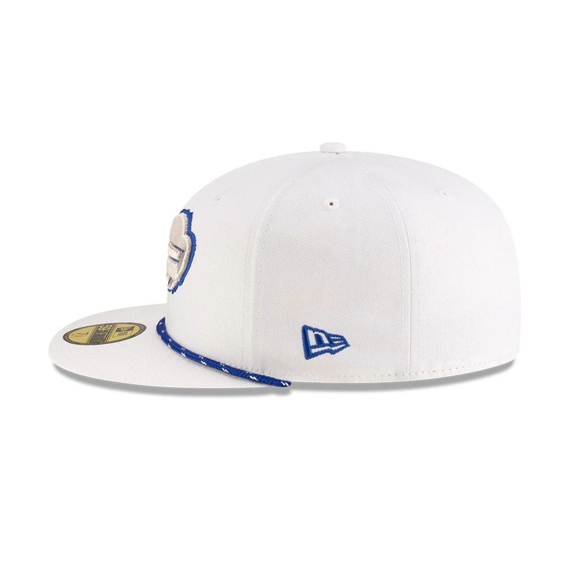 This is a Buffalo Bills NFL Rivalry 2025 White 59FIFTY Fitted Cap 6